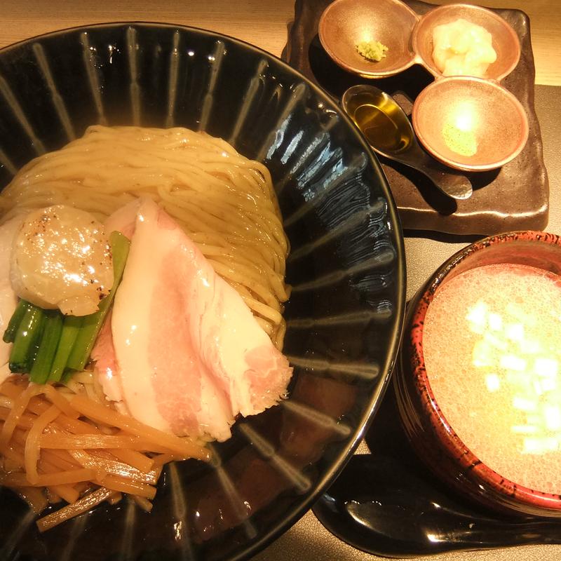 帆立の昆布水つけ麺白(塩)(TokyoStyleNoodleほたて日和)の写真