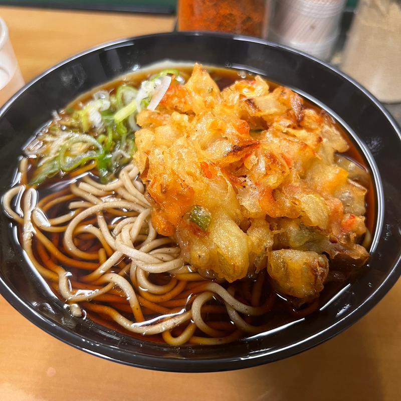 天ぷらそば(天亀そば )の写真