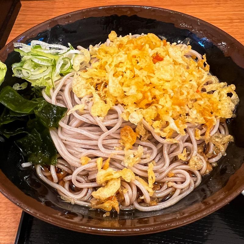 冷やしたぬきそば(おか田)の写真