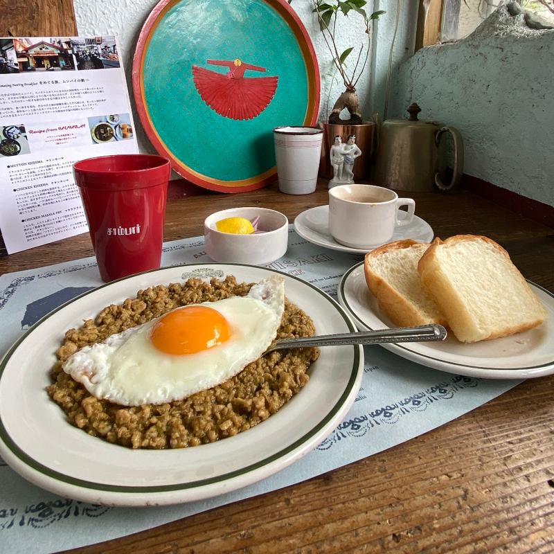ムンバイミッドモーニングセット(チキンキーマ)(砂の岬 )の写真