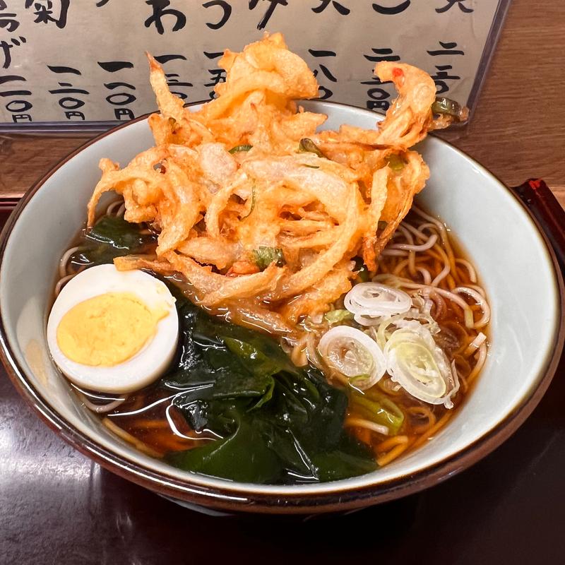 かき揚げそば(文殊 大山店)の写真