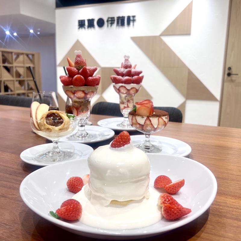 春の雪どけパンケーキ(果菓 伊藤軒 京都タワーサンド店)の写真