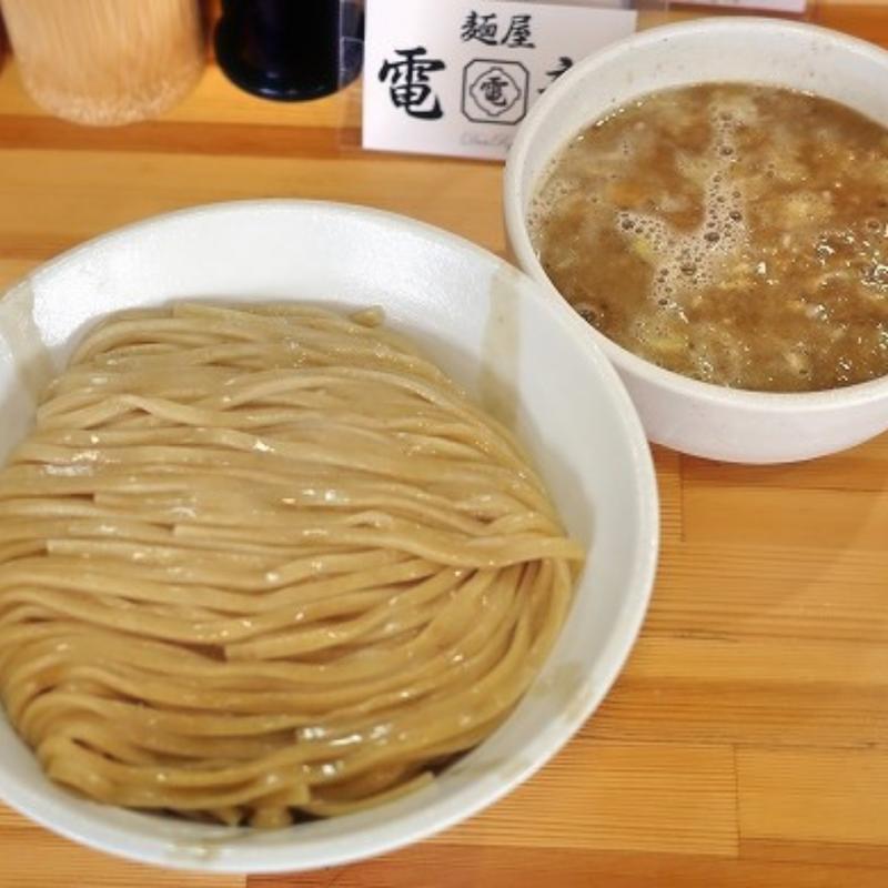 鶏白湯こってりつけめん(麺屋 電龍)の写真