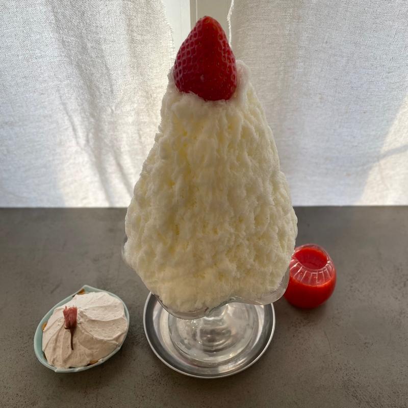 苺オレ(喫茶 ベレー)の写真