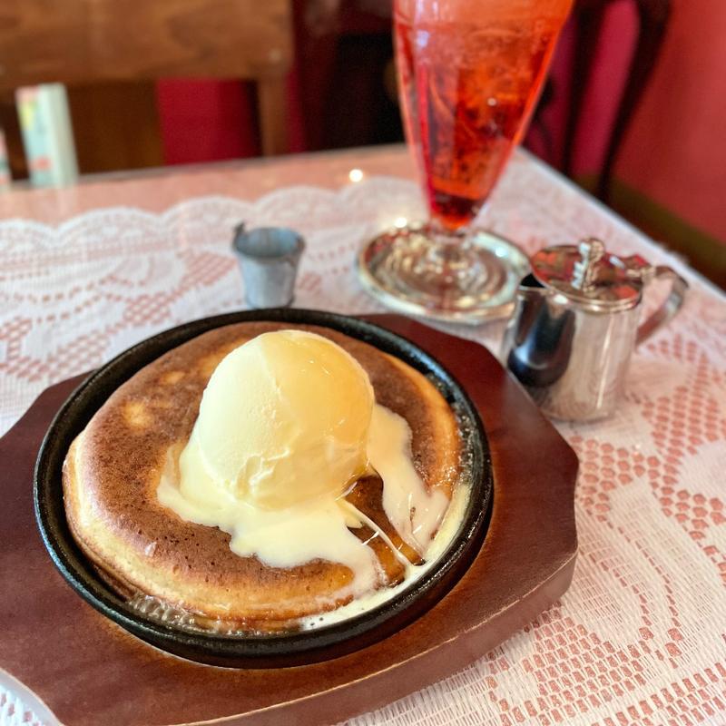 プレーンパンケーキ&アイスクリーム(シンセツ （SHIN-SETSU）)の写真