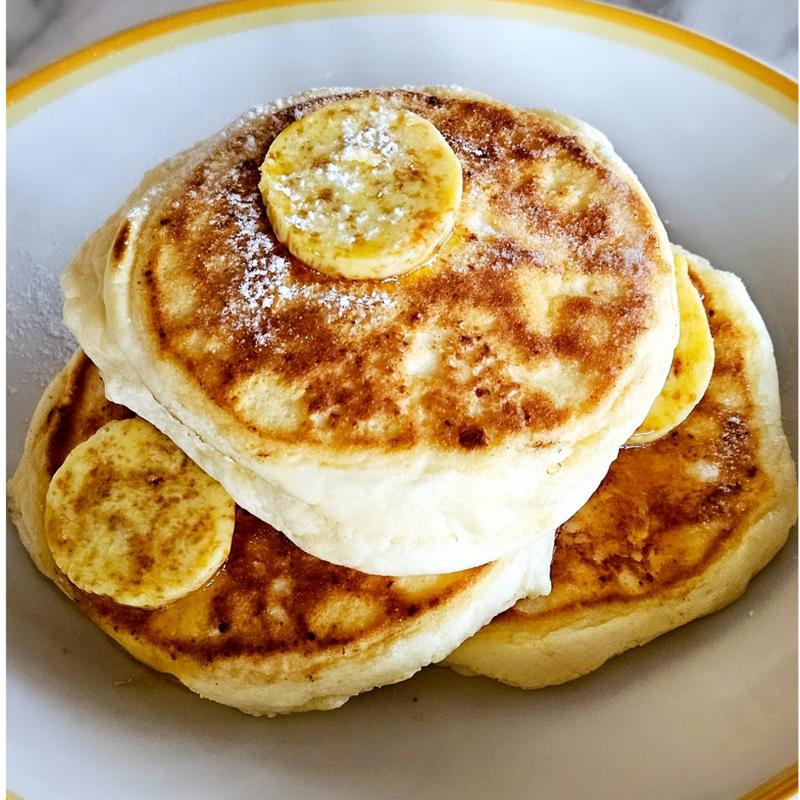 リコッタパンケーキW/フレッシュバナナ、ハニーコームバター(bills 銀座)の写真