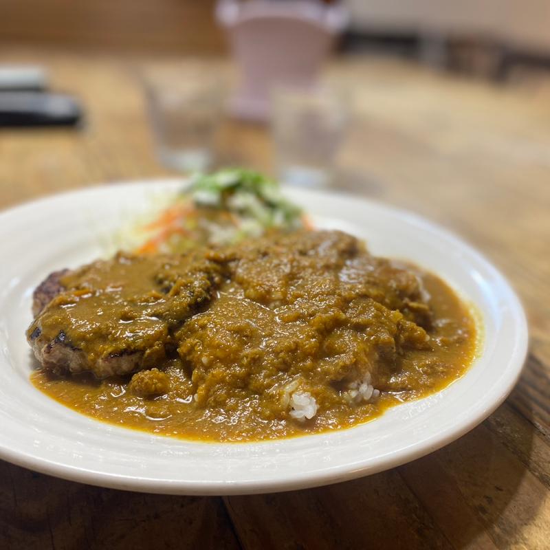 ハンバーグカレー(バーボン)の写真
