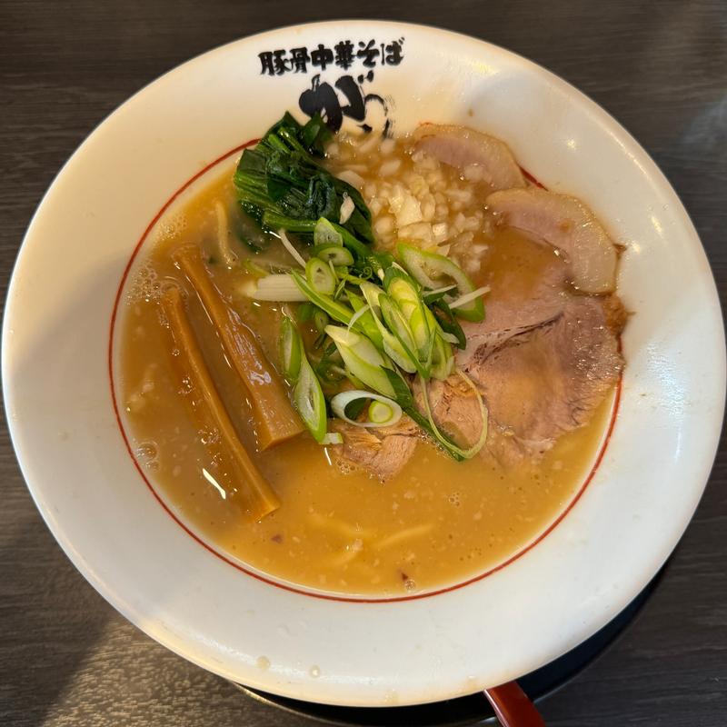 豚骨中華そば(豚骨中華そば　がんたれ)の写真