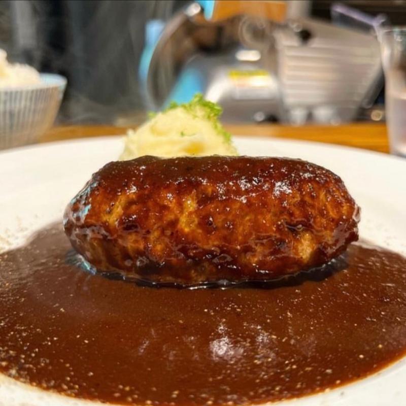 ハンバーグ(洋食屋なかご)の写真