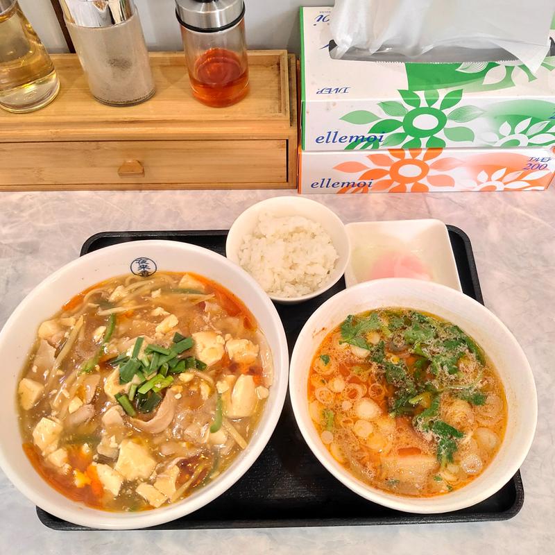 スーラーまぜつけ麺(麺や二代目 夜来香 (いぇらいしゃん))の写真