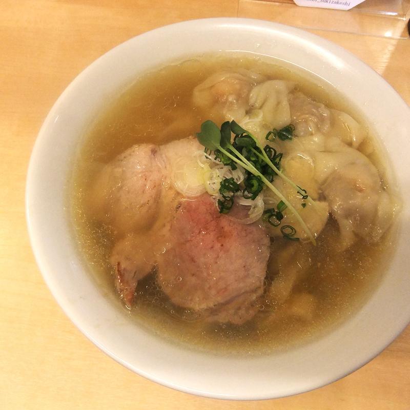 海老ワンタンメン(手打ち麺処 好き酒師)の写真