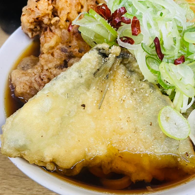 太そば、JG、アジ、ちくわ(一由そば )の写真