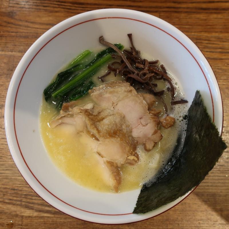 4種の地鶏の白湯ラーメン(塩)(らー麺屋 バリバリジョニー )の写真