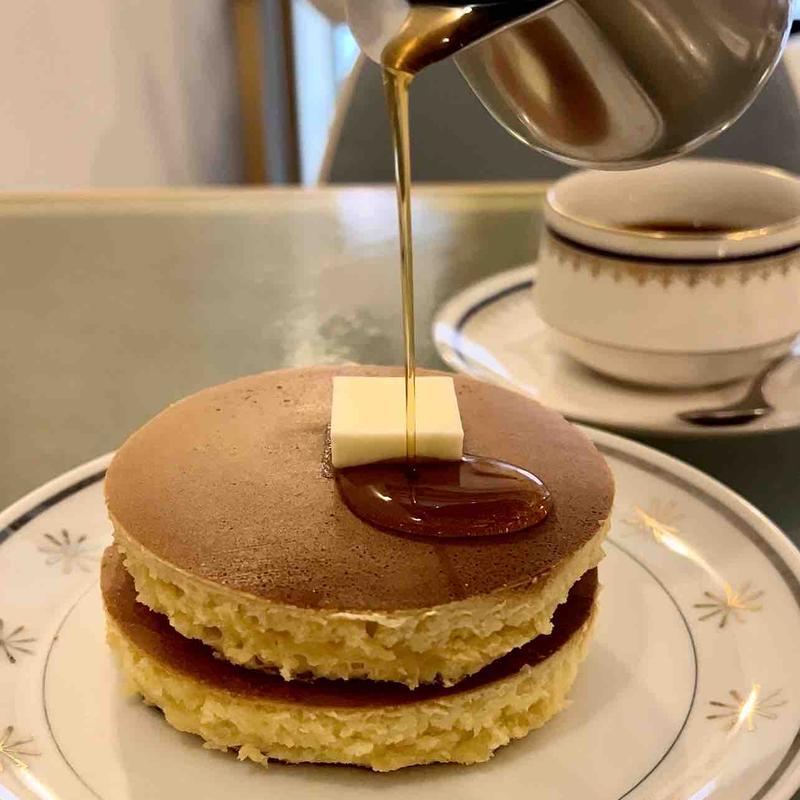 ホットケーキ2枚(喫茶 月森)の写真