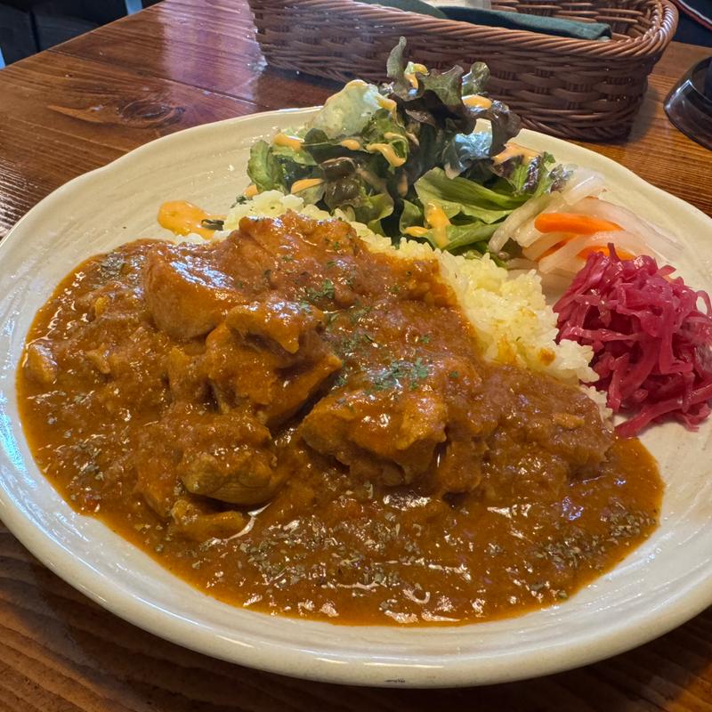 スパイシーチキンカレー(CURRY HOUSE シナモンの木)の写真