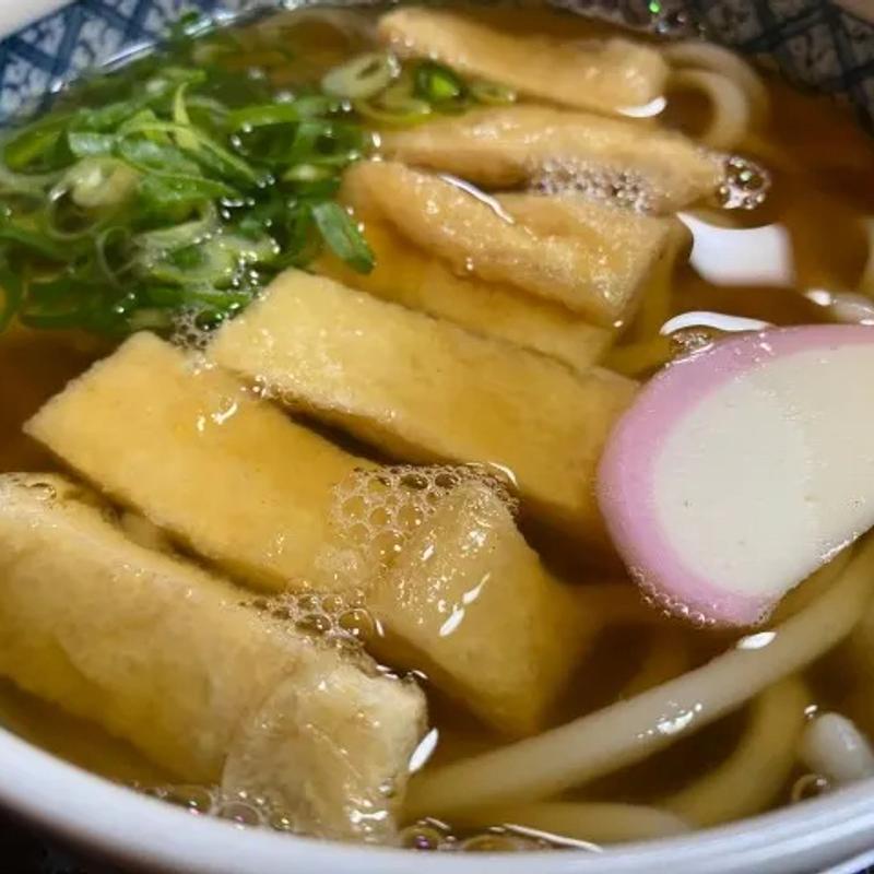 きつねうどん(自家製麵うどん・そば 招楽)の写真