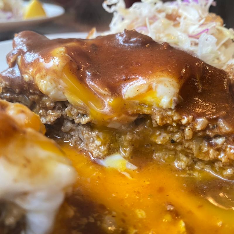 ハンバーグとかにクリームコロッケ(洋食屋”B” （ヨウショクヤビー）)の写真