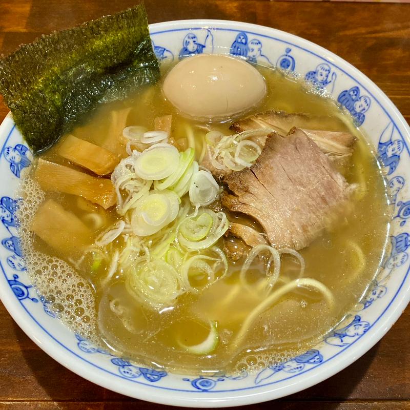 あっさり塩(らーめん 萬亀 （バンキ）)の写真