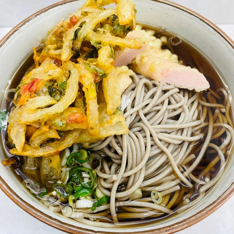 かき揚げギョニソ天そば(浜田屋 （はまだや）)の写真