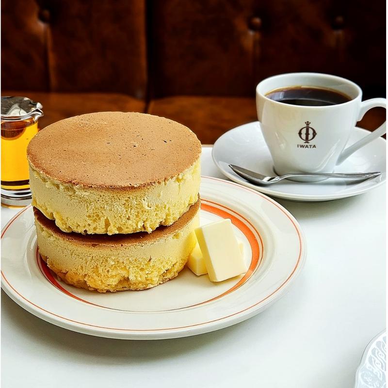 ホットケーキ(イワタコーヒー店)の写真