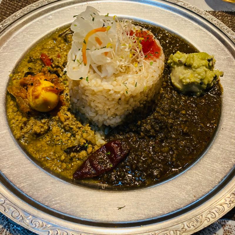 月替わりあいがけカレー(旧ヤム鐡道)の写真