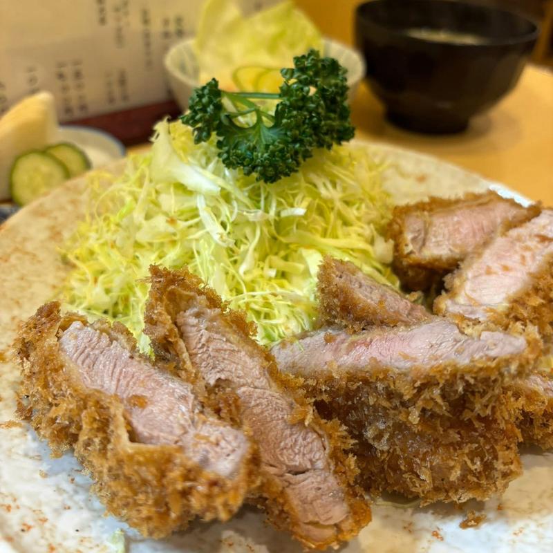 とんかつ定食(とんかつ燕楽 （エンラク　池上）)の写真