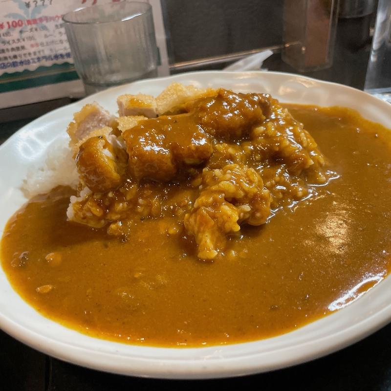 ロース豚カツカレー(カレー屋 本格カレー カルダモン.)の写真
