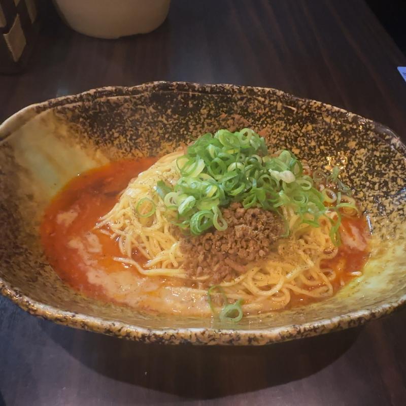 汁なし担担麺(中華そば くにまつ)の写真