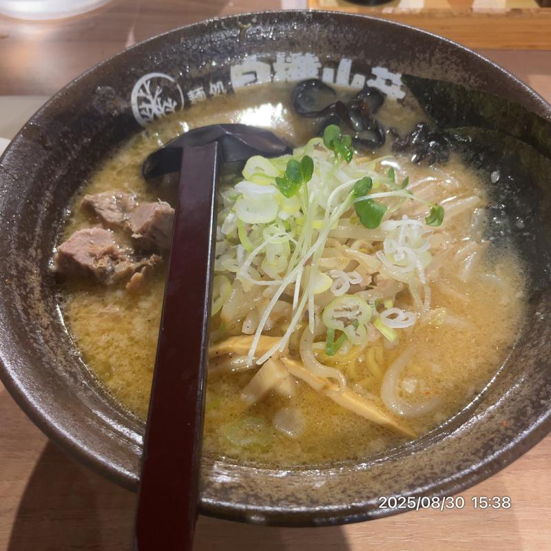 味噌ラーメン(麺処 白樺山荘 新千歳空港店)の写真