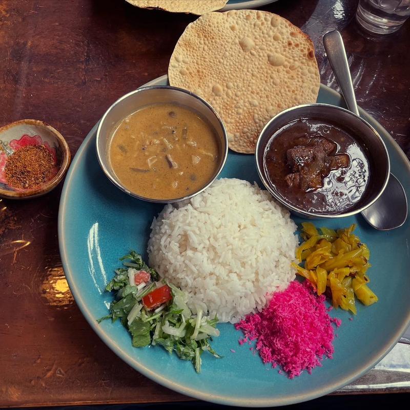 重ね煮カレー2種盛り(Curry&Spice 青い鳥)の写真