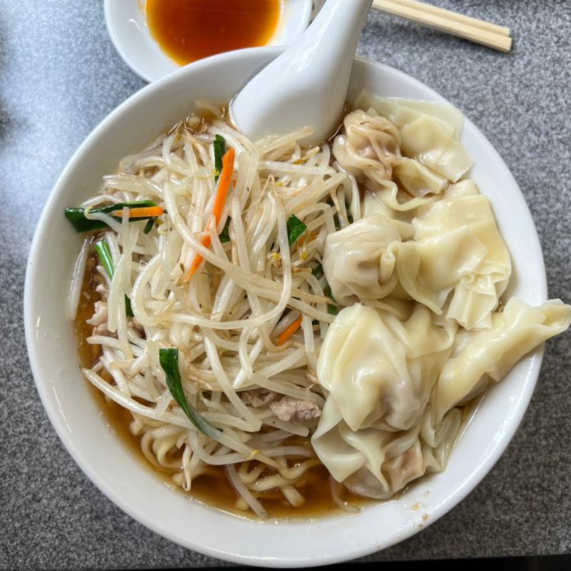 もやしワンタン麺(喜楽 （きらく）)の写真