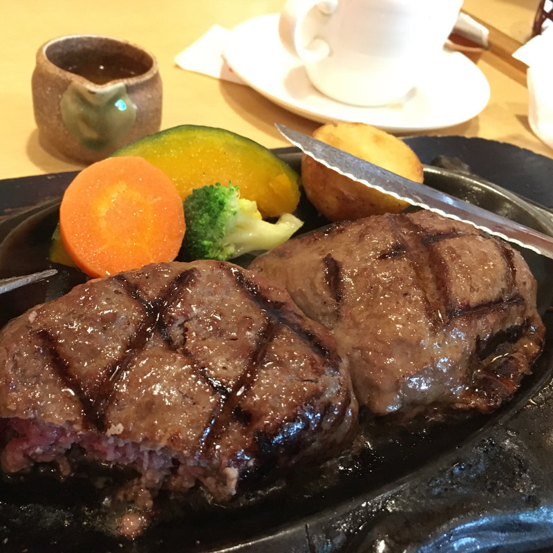 げんこつハンバーグランチ(炭焼きレストランさわやか 吉田店 )の写真