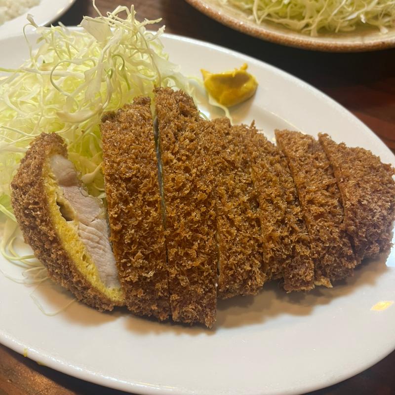 上ロースかつ定食(丸八とんかつ店)の写真