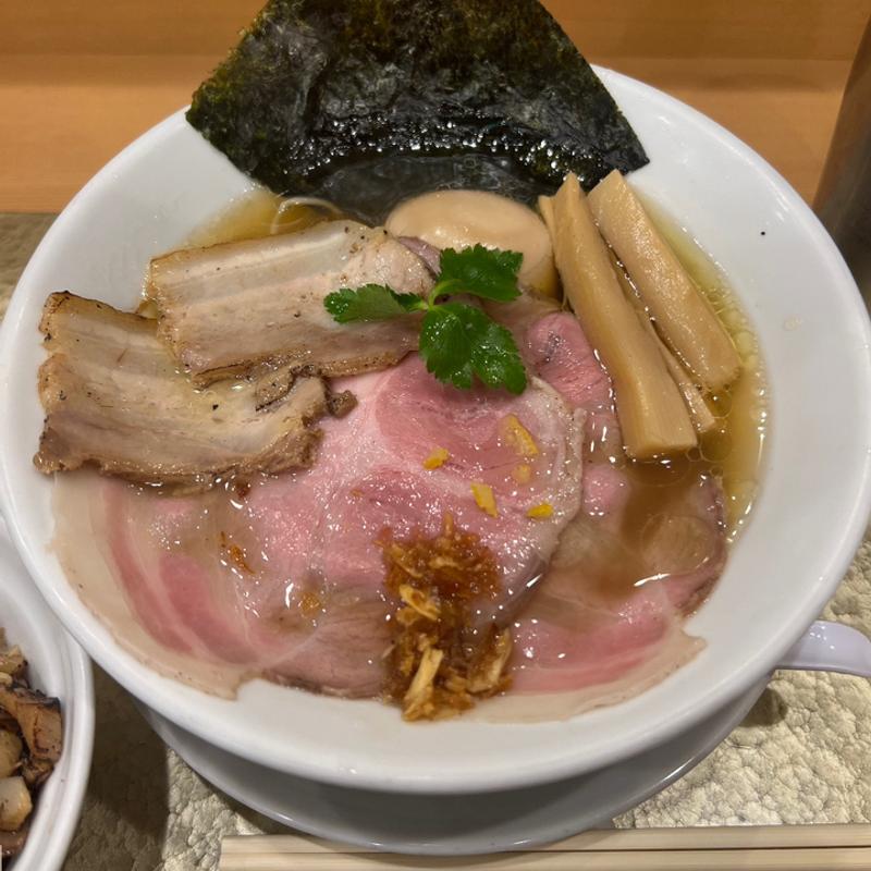 黄金貝らーめん 特製(なにわ麺次郎)の写真
