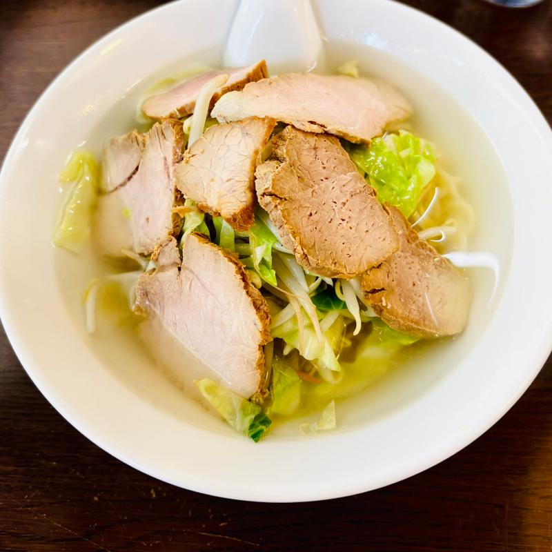 タンメン チャーシュー入り(らーめん はつね)の写真