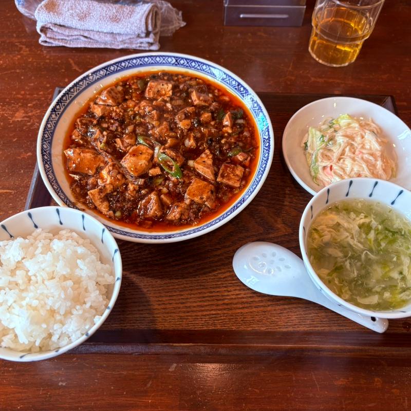 四川麻婆豆腐ランチ(中国菜 オイル )の写真