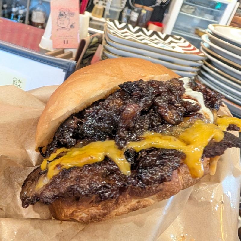 ベーコンジャムスマッシュチーズバーガー(バーガークレイジー （BURGER CRAZY）)の写真