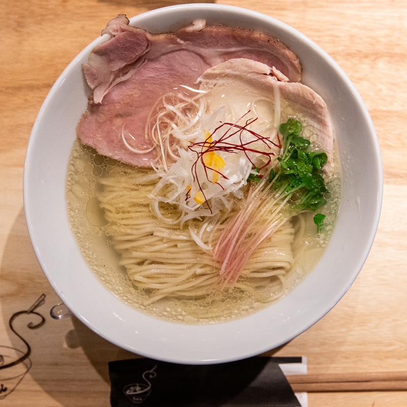 鶏そば　塩(Sらーめん 篠山本店)の写真