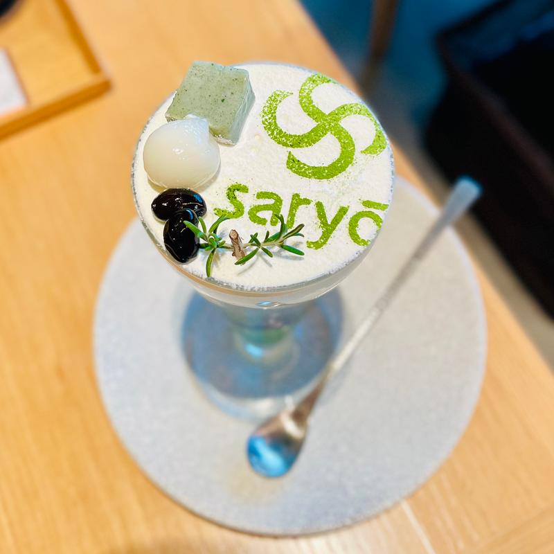 saryoパフェ(神楽坂茶寮 渋谷スクランブルスクエア店)の写真