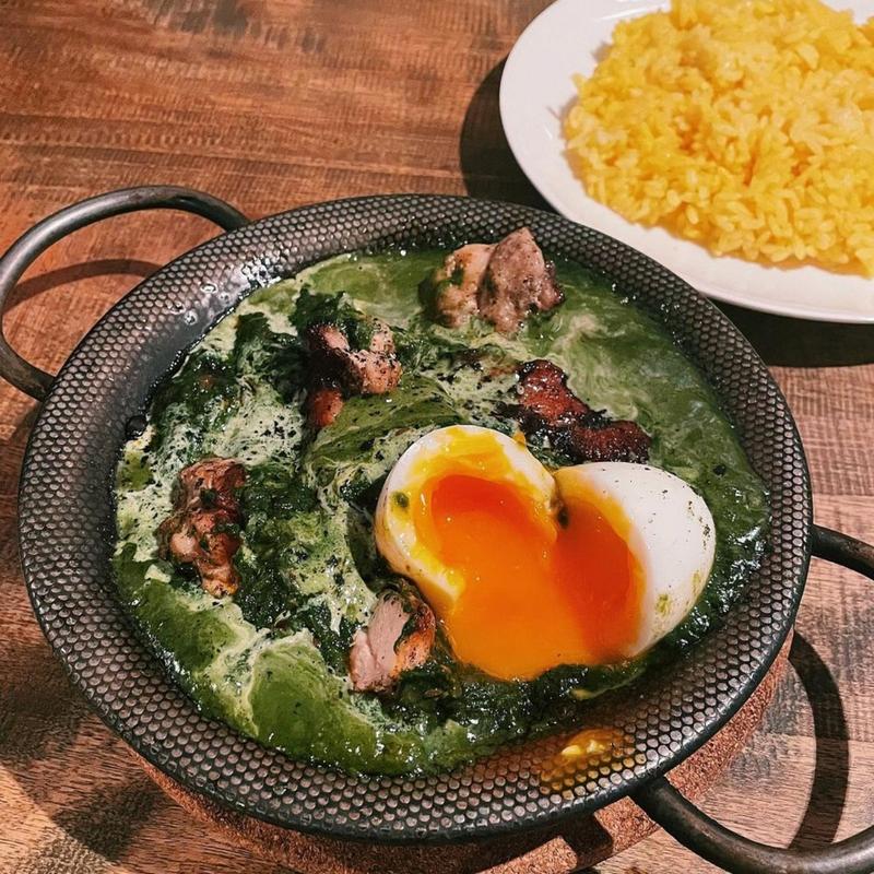 チキンカレー(ほうれん草)(ヨゴロウ （YOGORO）)の写真