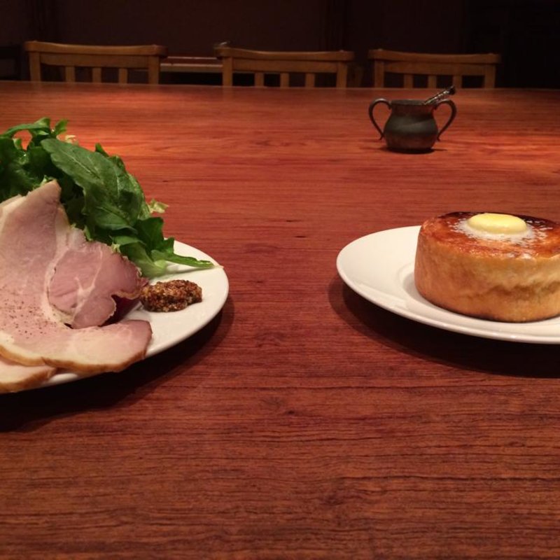 ホエー豚のベーコンサラダ(カフェ　マメヒコ　宇田川町店)