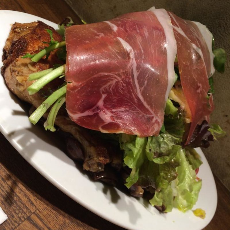 砂肝のサラダ(煮こみや なりた)