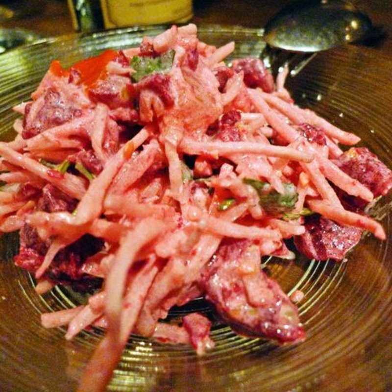 かぶとビーツのクリームサラダ(クリスチアノ)