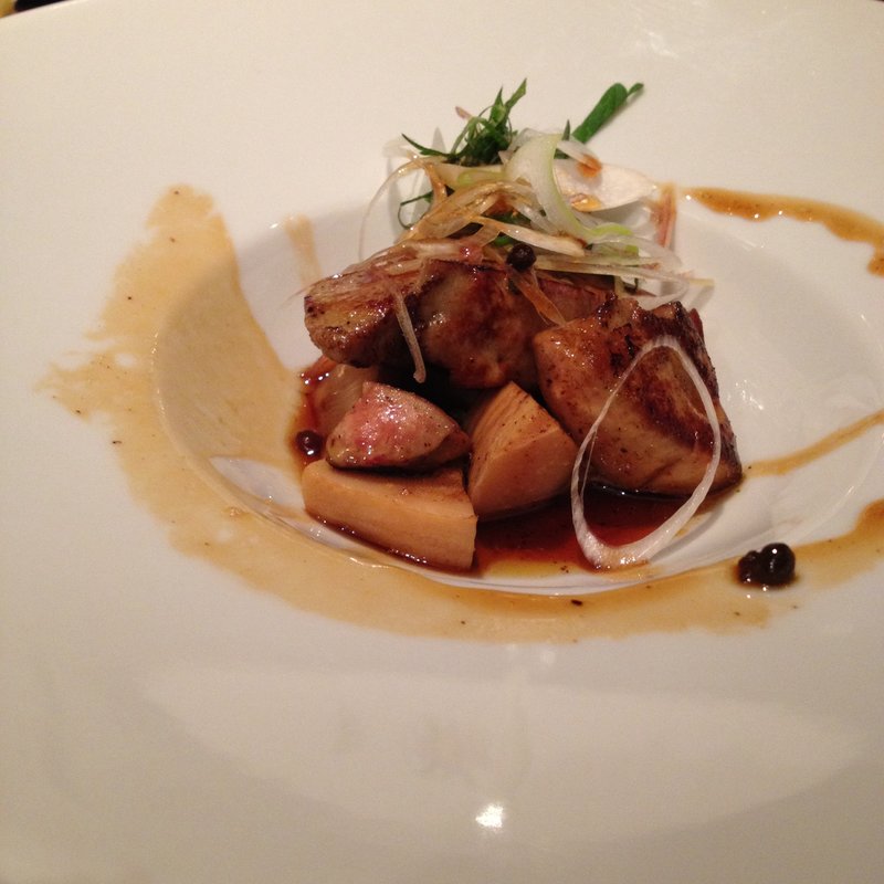 フォアグラのソテー 芳スタイル(鉄板ダイニング 芳(かぐわ))