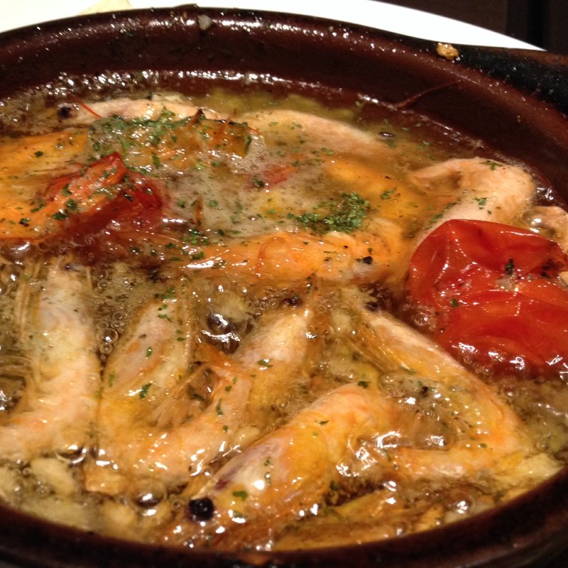 海老のアヒージョ(PIZZA SALVATORE CUOMO たまプラーザ)