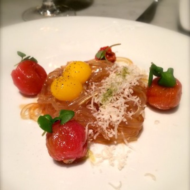 Your Life Will Change Dashi Linguini(The Bazaar by José Andrés)