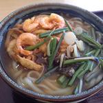 山菜かき揚げあんかけうどん(国立歴史民俗博物館内レストラン )