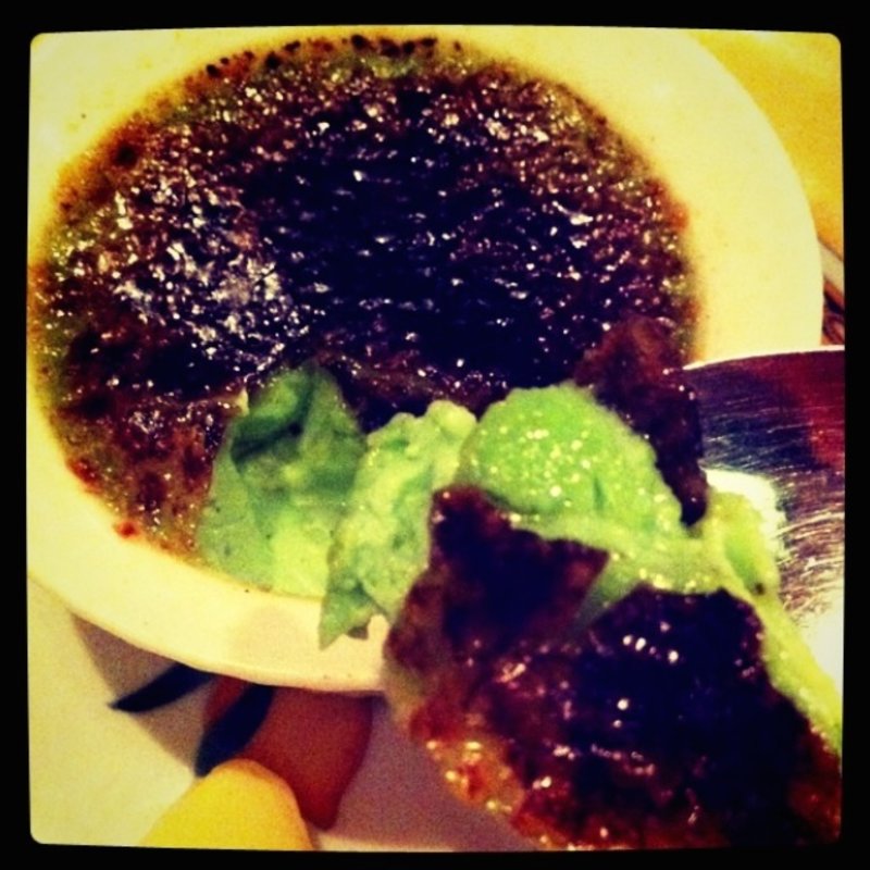 ピスタチオのクリームブリュレ(レストラン カセッティーナ （CASSETINA）)