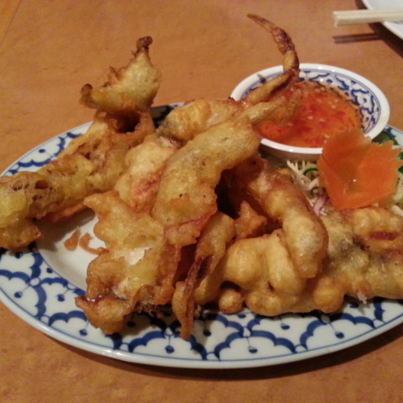 ソフトシェルクラブのフライ(チャオタイ 銀座店)