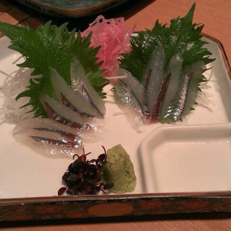 サヨリのお造り(能登美)